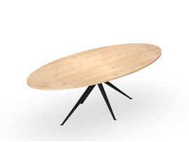 Ovaal Tapse tafelpoot